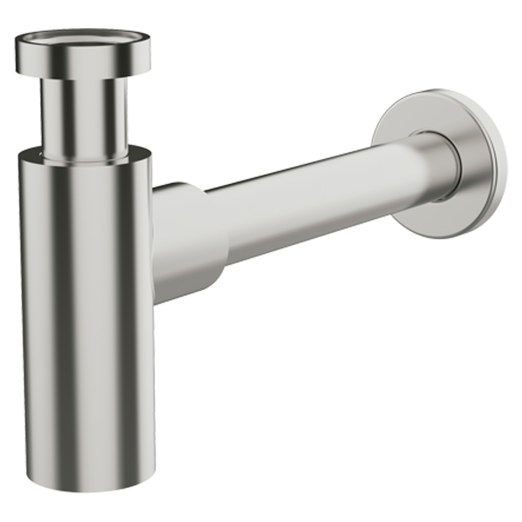 Vattenlås Krom Matt