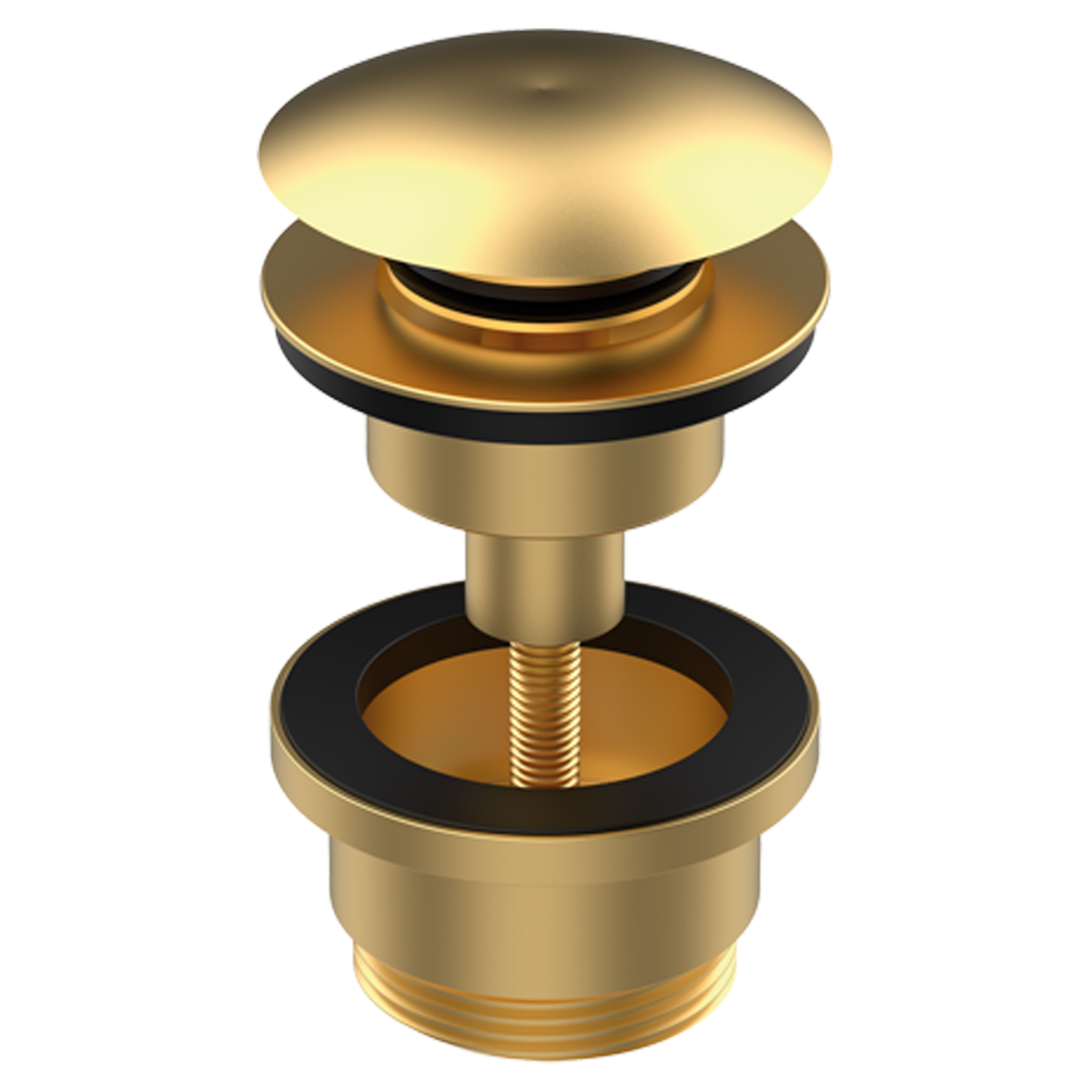 Bottenventil Universal System Guld Matt Click-Clack