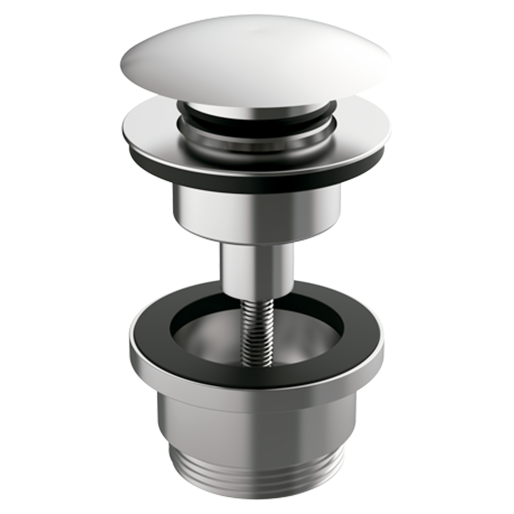 Bottenventil Universal System Krom Matt Click-Clack