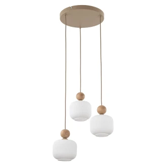 Hängande Lampa Trio <strong>Elaya</strong>  Vit Matt