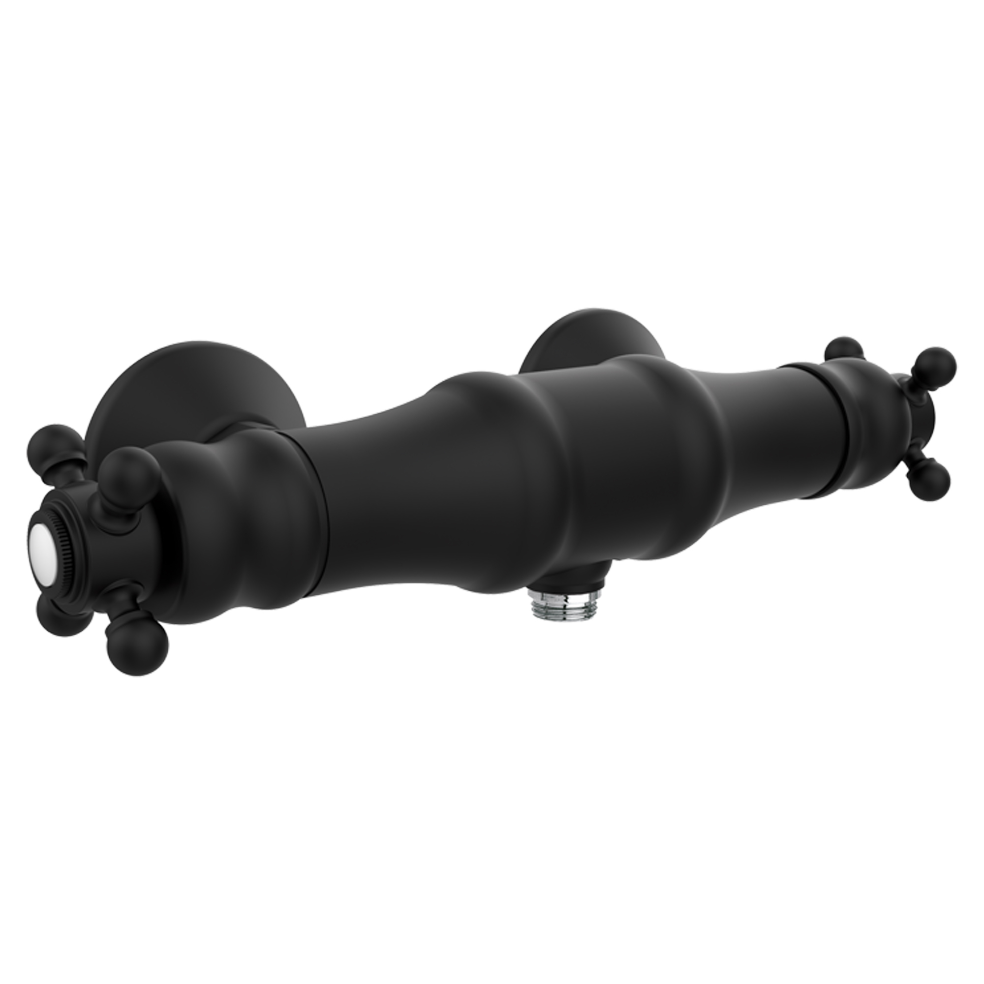 Duschblandare med Duschset Alderton Svart Matt med Termostat