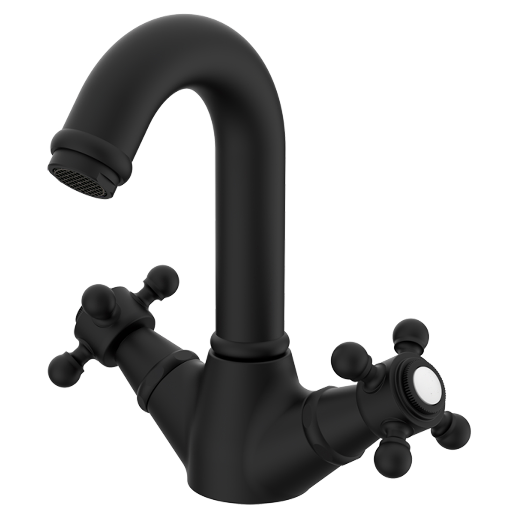 Tvättställsblandare Alderton Svart Matt