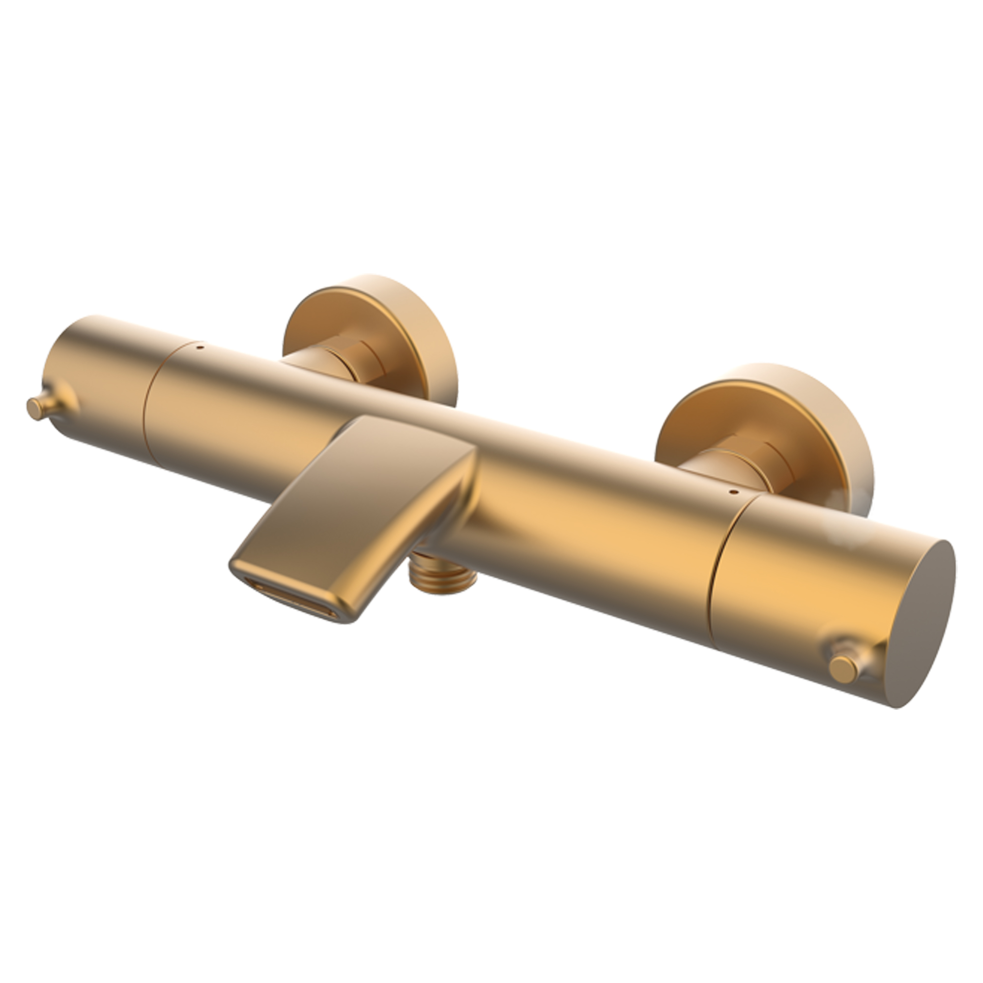 Badkarsblandare Carenza Brons Matt med Termostat