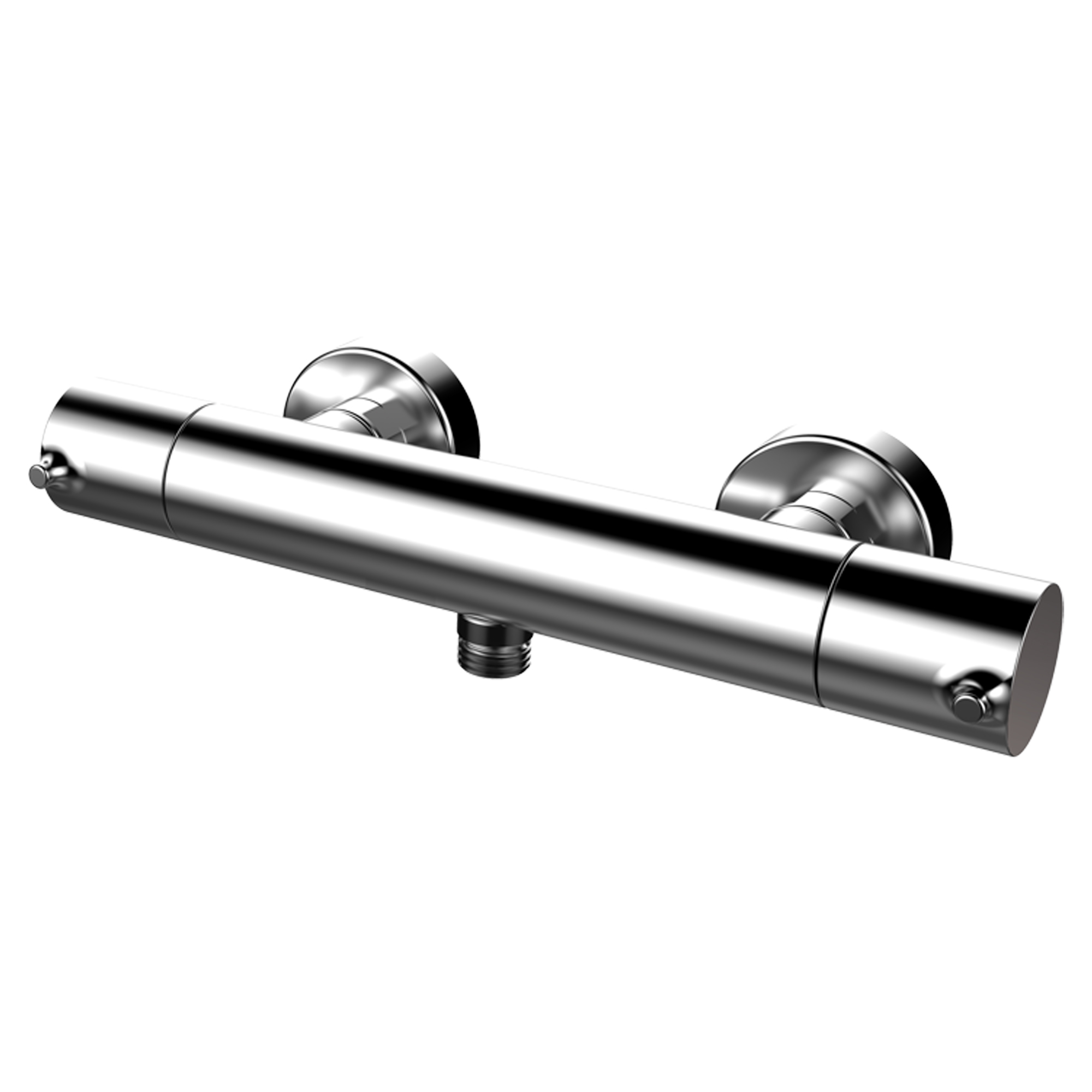 Duschblandare Carenza Krom Blank med Termostat