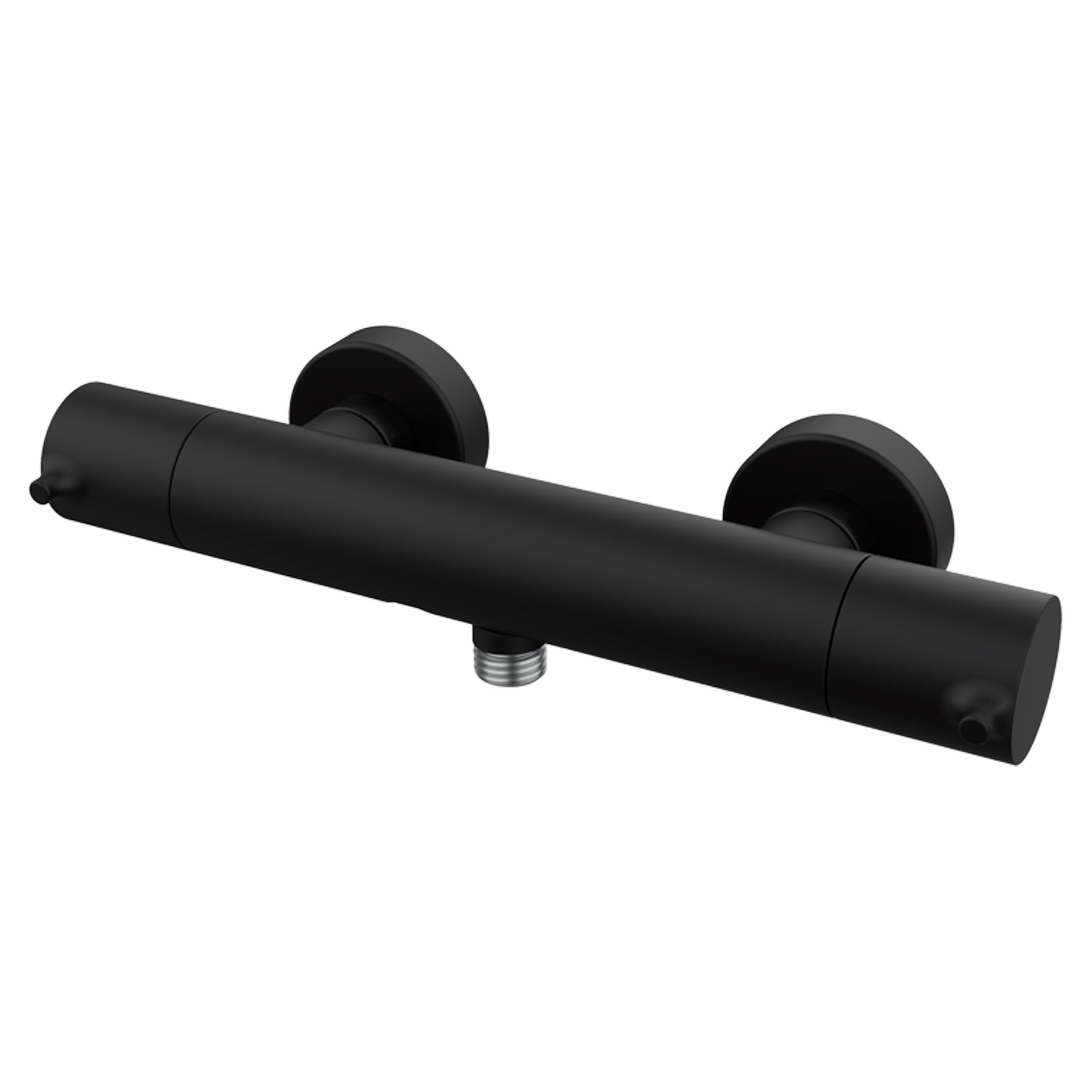 Duschblandare Carenza Svart Matt med Termostat