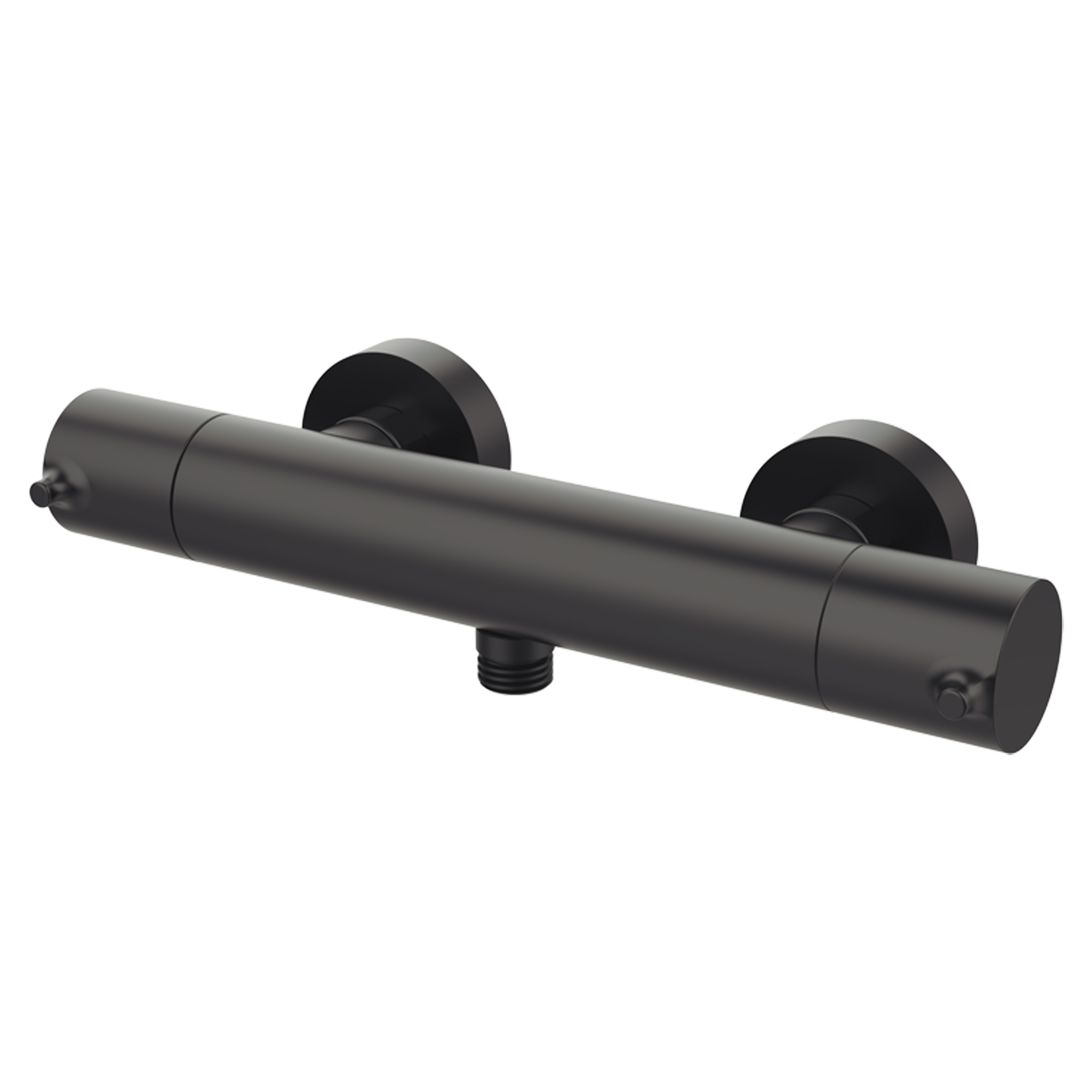 Duschblandare Carenza Metall Svart Matt med Termostat