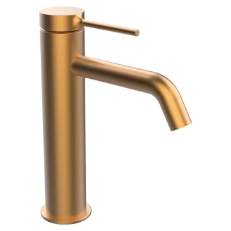 Tvättställsblandare <strong>Carenza</strong>  20 cm Brons Matt Hög