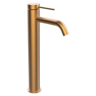 Tvättställsblandare <strong>Carenza</strong>  31 cm Brons Matt Hög