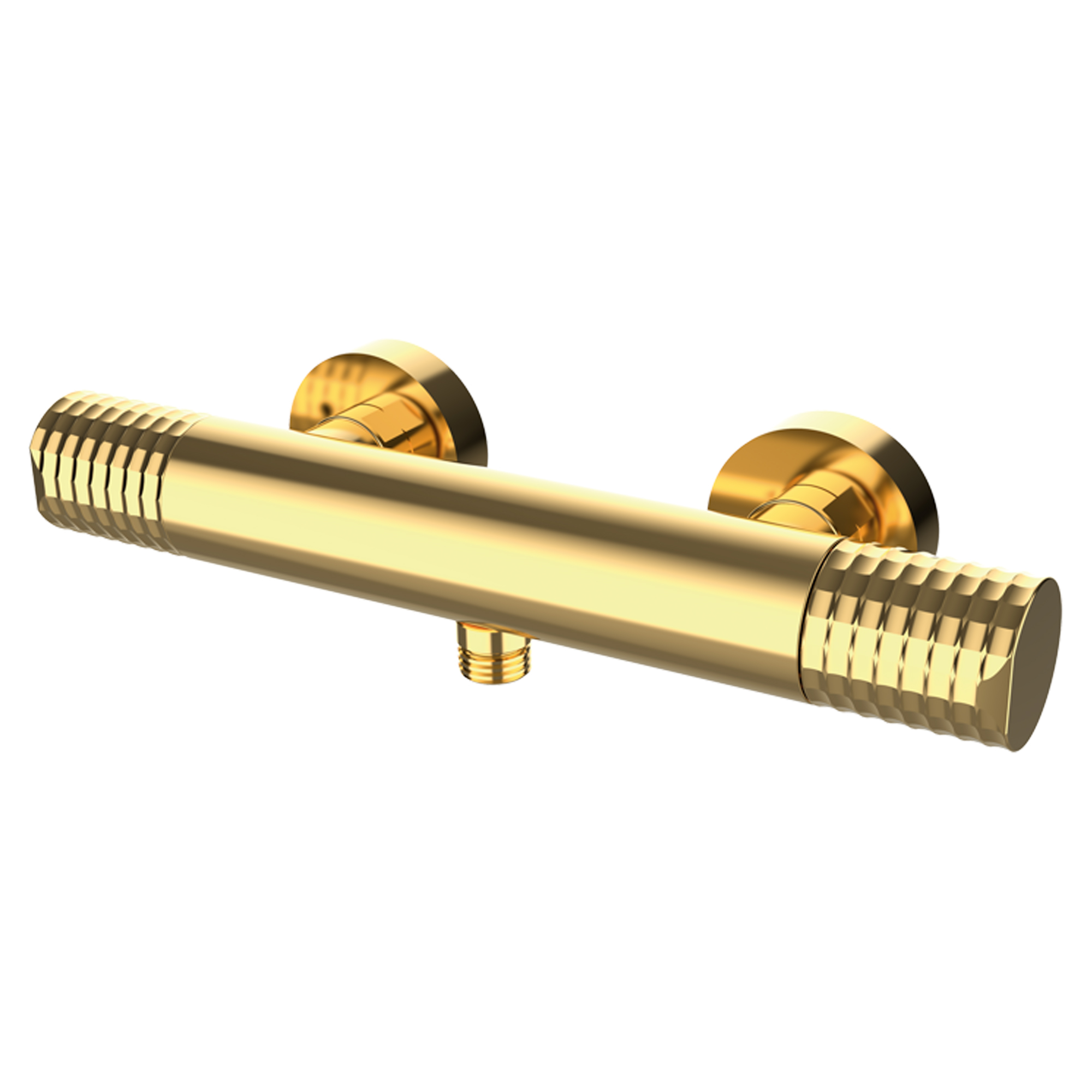 Duschblandare Elandra Guld Matt med Termostat