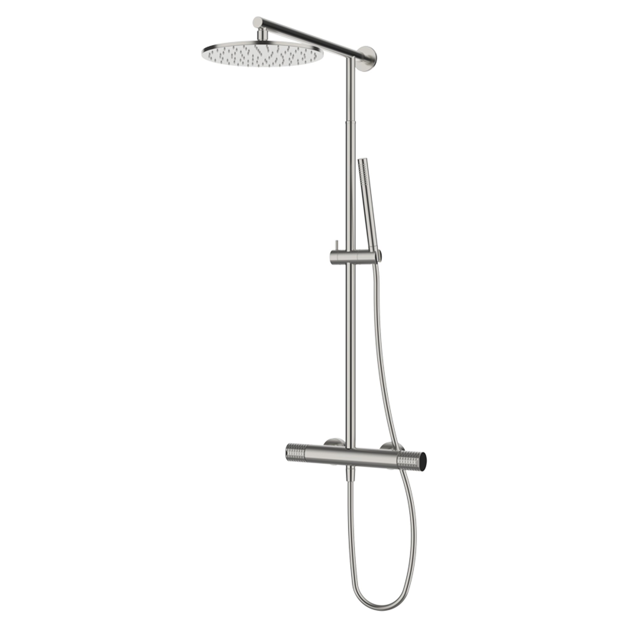 Takduschset Elandra Krom Matt med Termostat