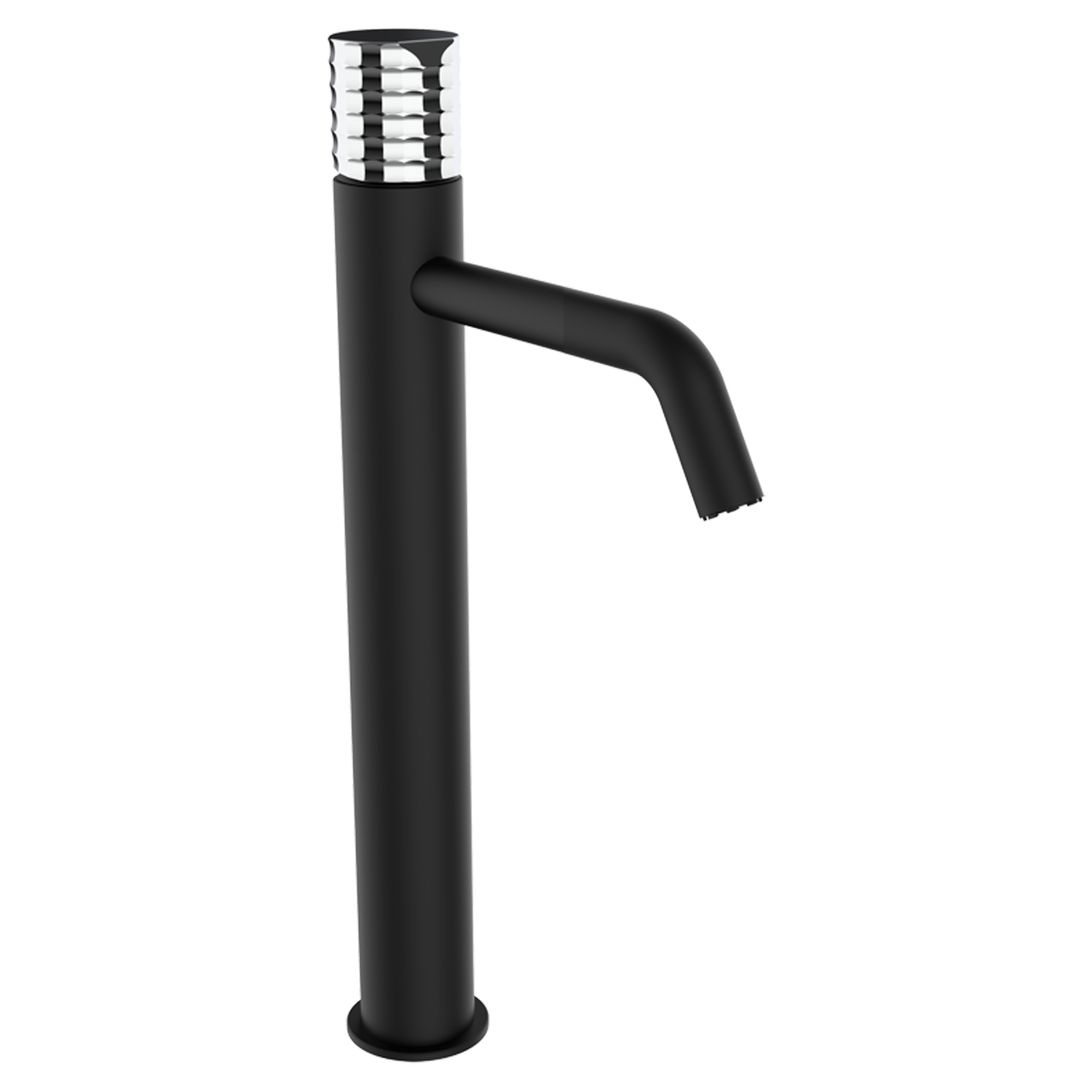 Tvättställsblandare Elandra 31 cm Svart Matt Hög