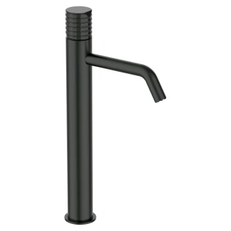 Tvättställsblandare <strong>Elandra</strong>  31 cm Metall Svart Matt Hög