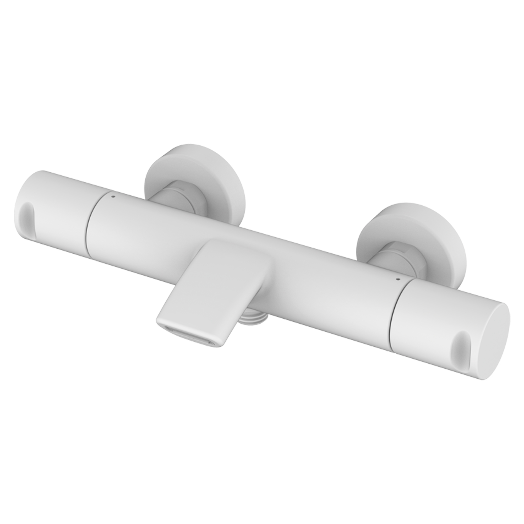 Badkarsblandare Kelver Vit Matt med Termostat