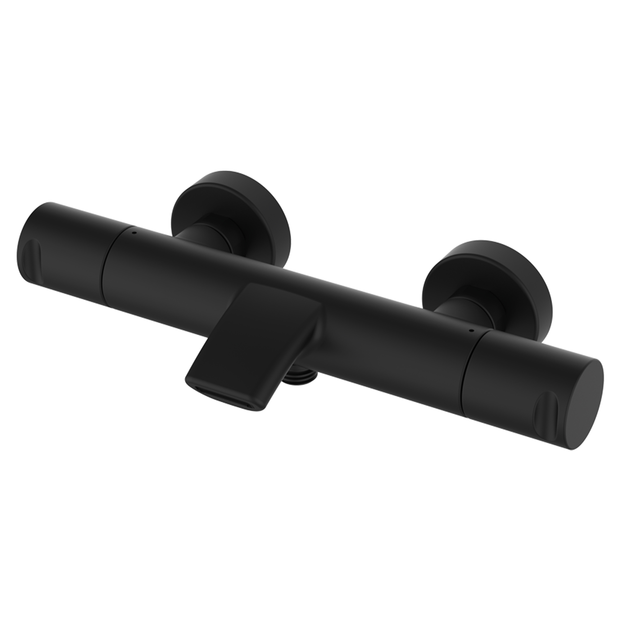 Badkarsblandare Kelver Svart Matt med Termostat