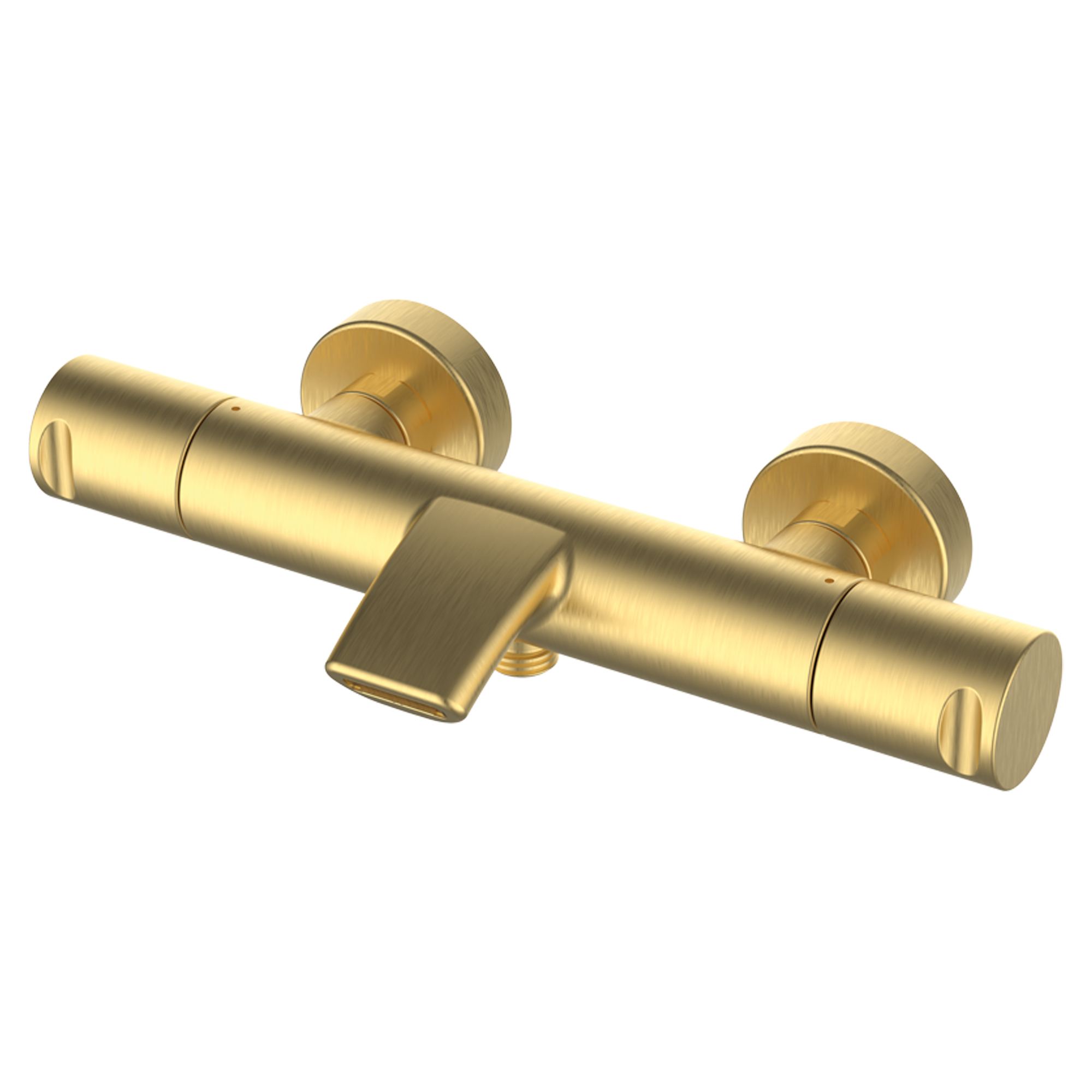 Badkarsblandare Kelver Guld Matt med Termostat