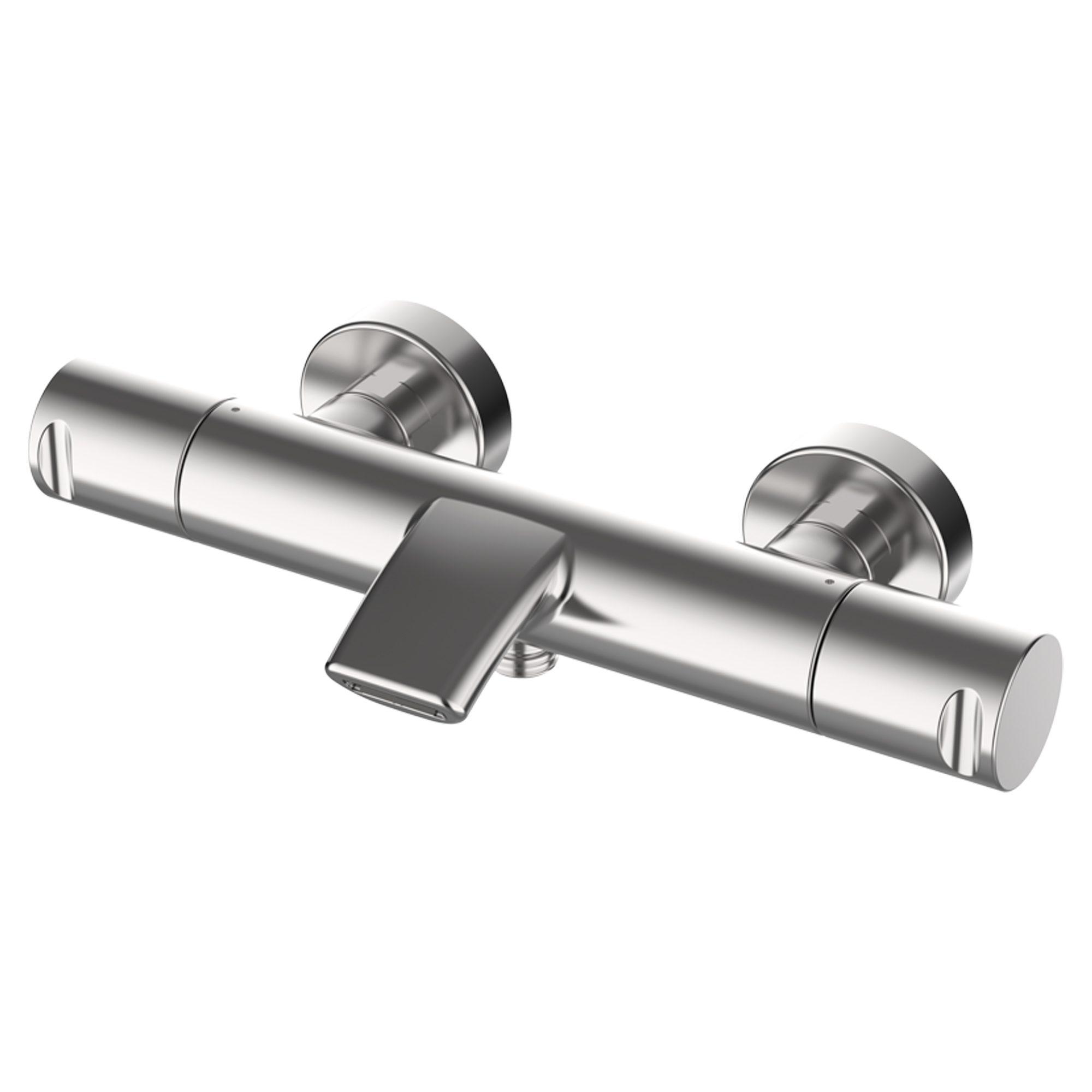 Badkarsblandare Kelver Krom Matt med Termostat