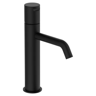 Tvättställsblandare <strong>Kelver</strong>  23 cm Svart Matt Hög