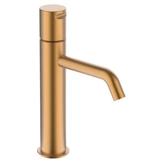 Tvättställsblandare <strong>Kelver</strong>  23 cm Brons Matt Hög