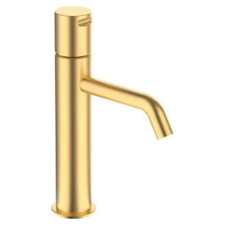 Tvättställsblandare <strong>Kelver</strong>  23 cm Guld Matt Hög