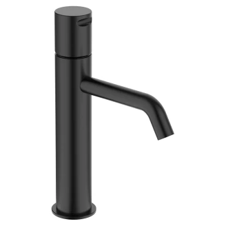 Tvättställsblandare <strong>Kelver</strong>  23 cm Metall Svart Matt Hög