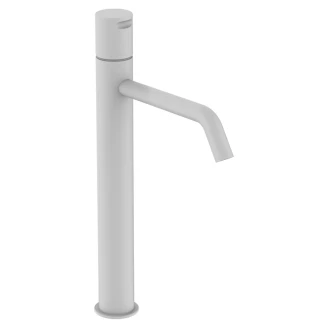 Tvättställsblandare <strong>Kelver</strong>  31 cm Vit Matt Hög