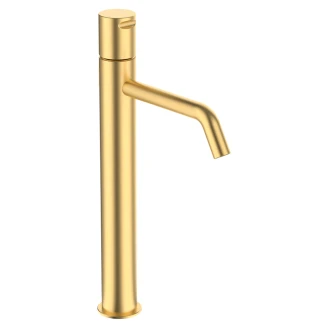 Tvättställsblandare <strong>Kelver</strong>  31 cm Guld Matt Hög