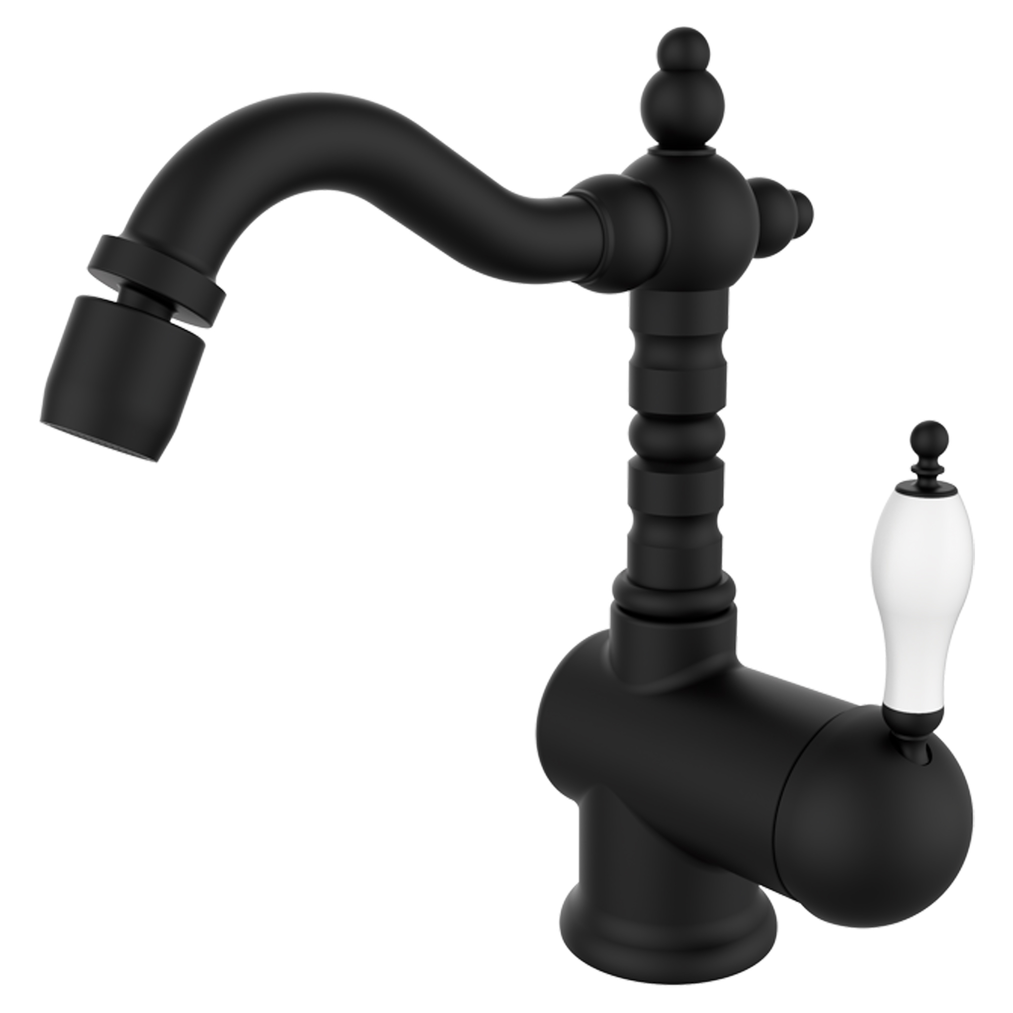 Bidéblandare Alderton Lever Svart Matt