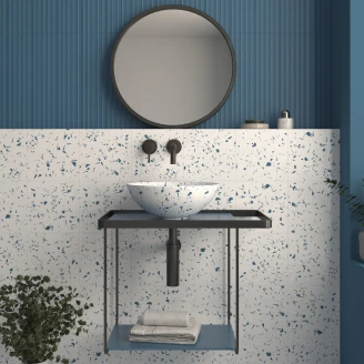 Dune Handgjorda Tvättställ Fragmenta Azul 40 cm
