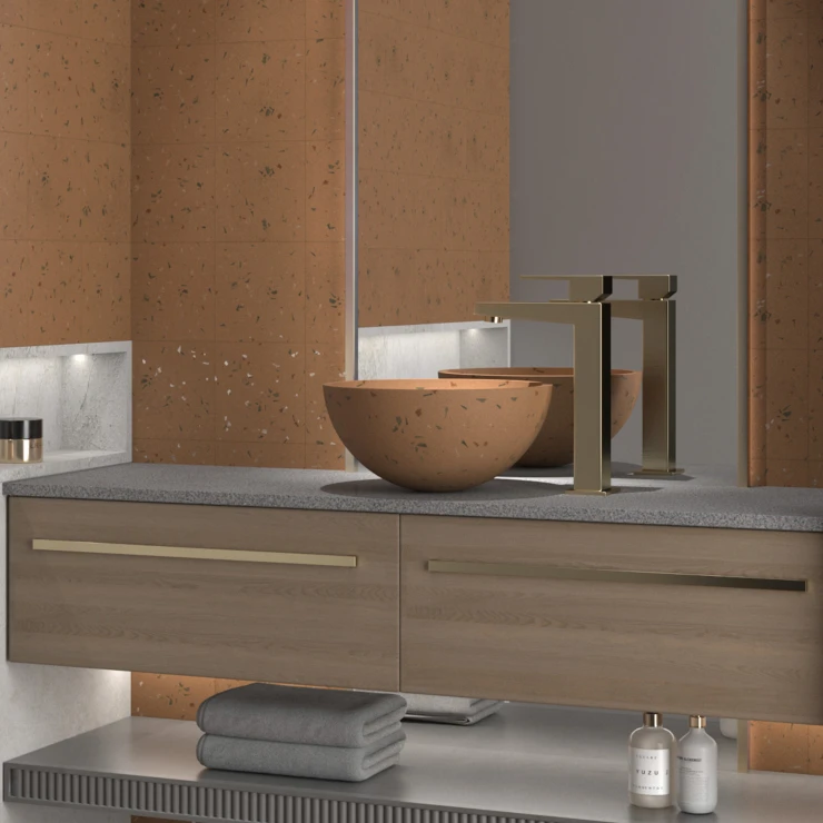 Dune Håndlaget Servant Fragmenta Terracota 40 cm