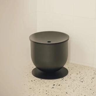 Papperskorg Rimini 7L Svart