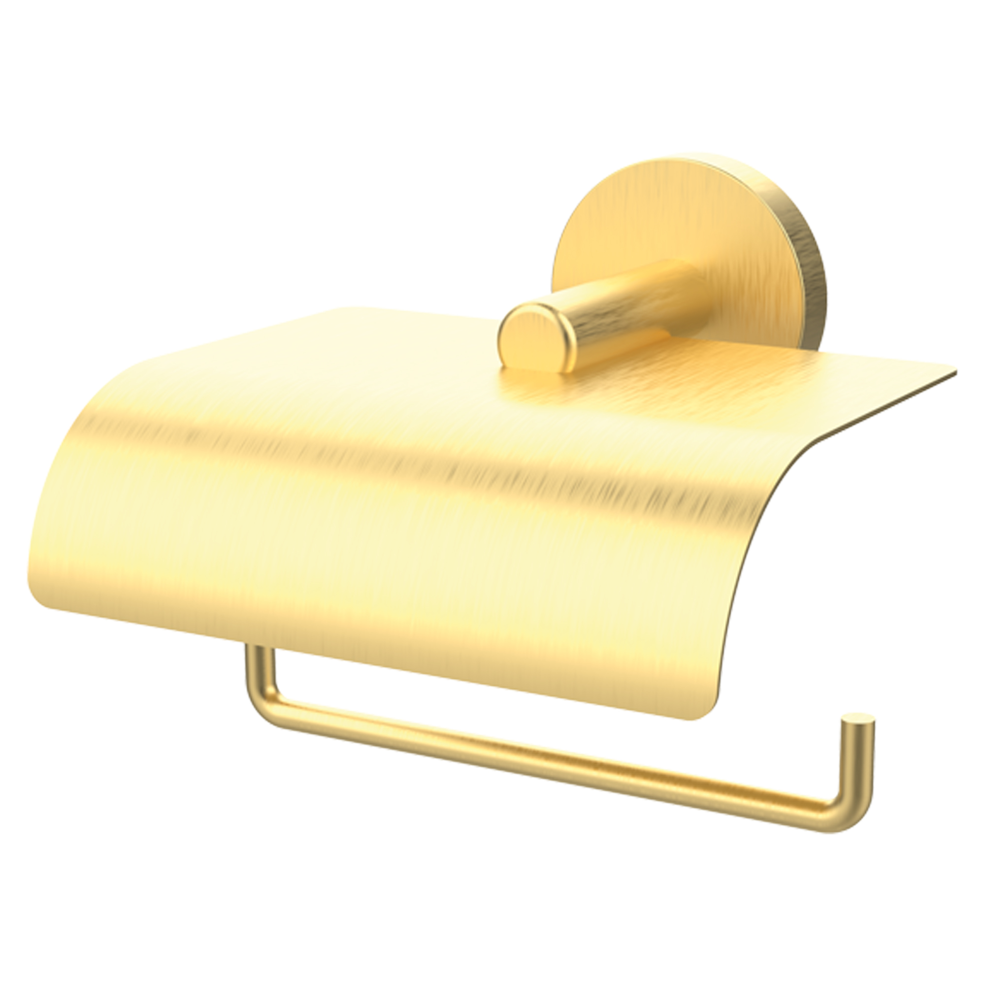 Toalettpappershållare med Lock Arven Guld Matt