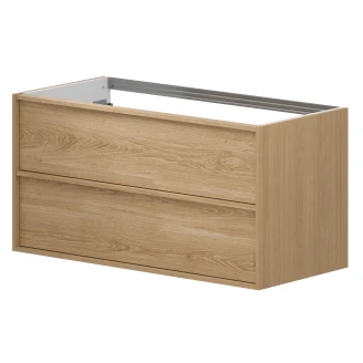 Tvättställsskåp Ekskär Valnöt Matt 100 cm