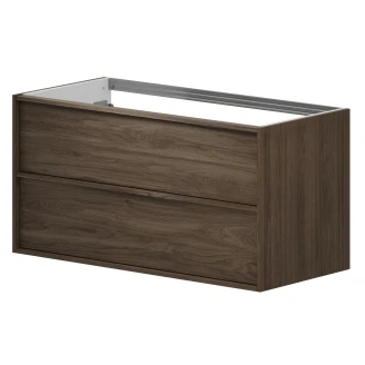 Tvättställsskåp Ekskär Valnöt Matt 100 cm