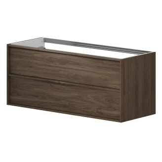 Tvättställsskåp Ekskär Valnöt Matt 120 cm