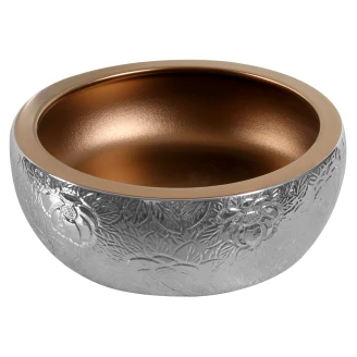 Tvättställ <strong>Leven</strong>  Silver & Brons 42 cm