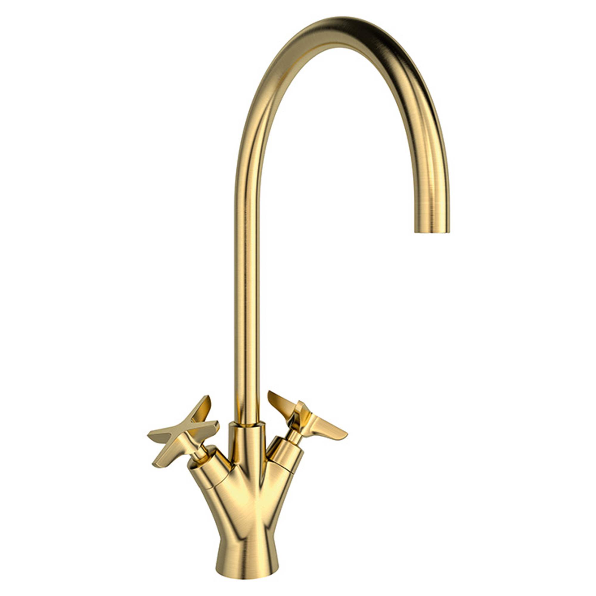 Köksblandare Avento Guld Matt