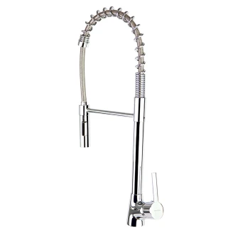 Köksblandare <strong>Kelvo</strong>  Krom Blank med Utdragbar Slang 56 cm