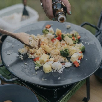 Barebones Stekhäll Wok Ø 38 cm <strong>Cowboy</strong>  Svart