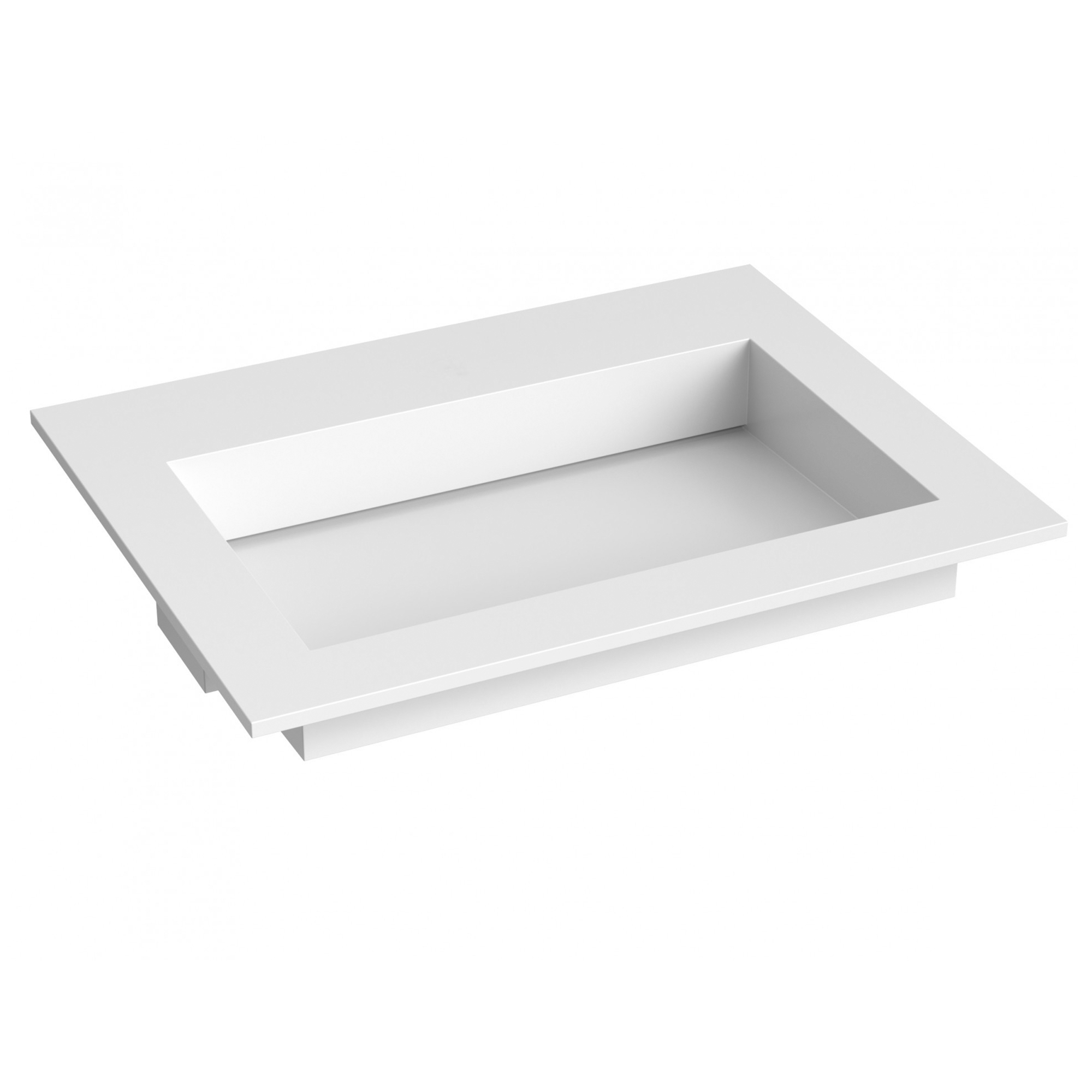 Tvättställ Corian N Vit Matt 60 cm