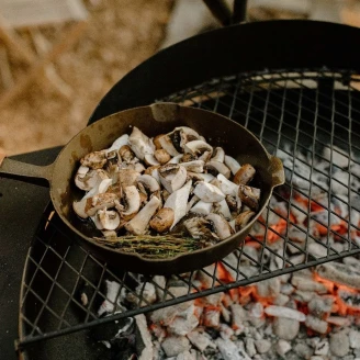 Barebones Stekpanna med Lock <strong>Ferroa</strong>  Gjutjärn Svart Ø 25 cm