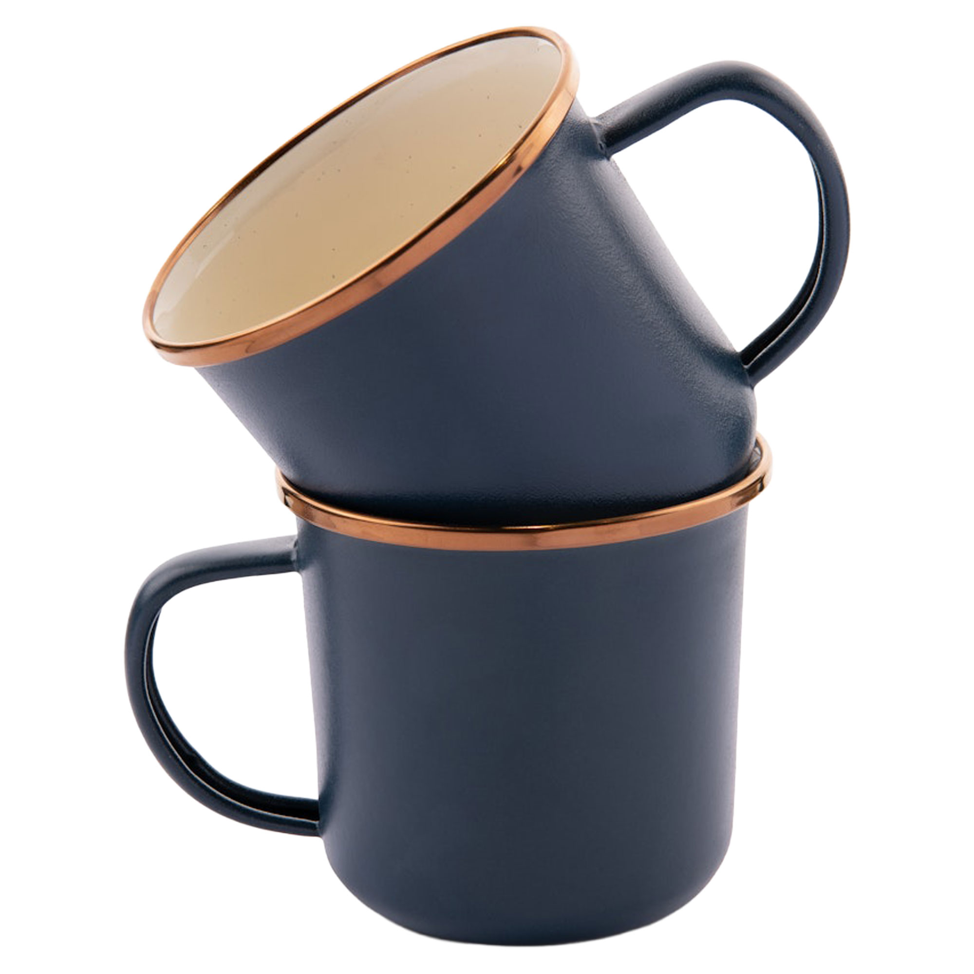 Barebones Set med Mugg 2 st Ivra Indigoblå