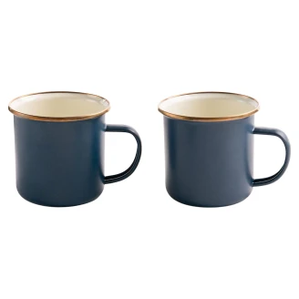 Barebones Set med Mugg 2 st <strong>Ivra</strong>  Indigoblå