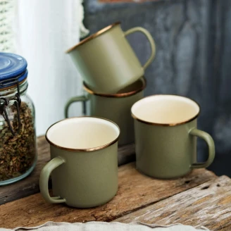 Barebones Set med Mugg 2 st <strong>Ivra</strong>  Oliv