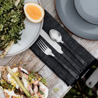 Barebones Bestickset med 6 Delar <strong>Ivra</strong>  Polerad Stål