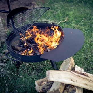 Barebones Sidoplata till Eldskål S <strong>Cowboy</strong>  Svart