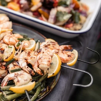 Barebones Set med Grillspett 4 st <strong>Cowboy</strong>  Svart