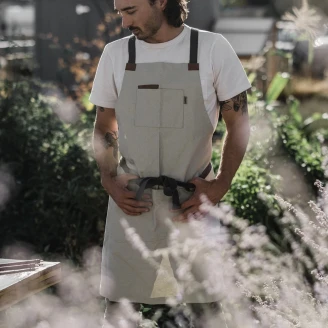 Barebones Förkläde <strong>Cowboy</strong>  Ljusgrå