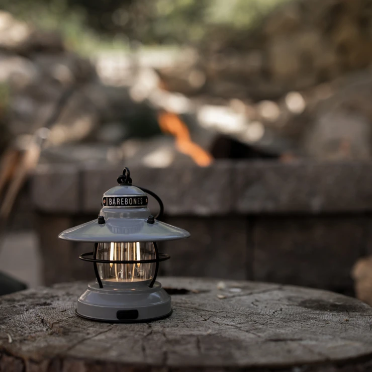 Barebones Mini Lanterne Edison Grå