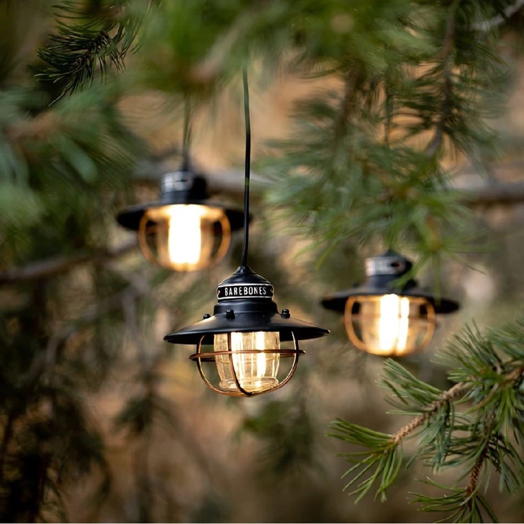 Barebones Hengende Lampe Trio Edison Bronse