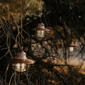 Barebones Hängande Lampa Trio <strong>Edison</strong>  Koppar